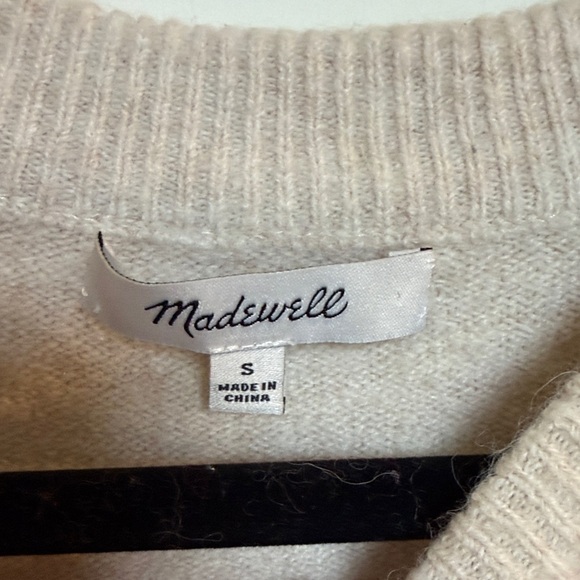 Madewell Multicolor Striped Crew Neck Sweater - Picture 2 of 3